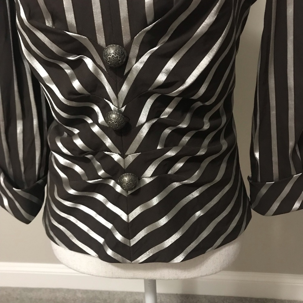 Joseph Ribkoff vintage Fitted Ruched Blouse - Picture 3 of 10